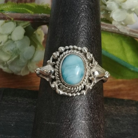 Jewelry - Artisan Larimar Sterling Ring